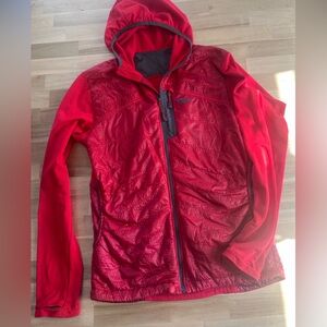 Outdoor Research veste hybride rouge femme S manteau léger technique